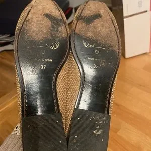 Escarpins Talon Compensé Beverly Feldman Imprimé Léopard Taille 37 - Occasion